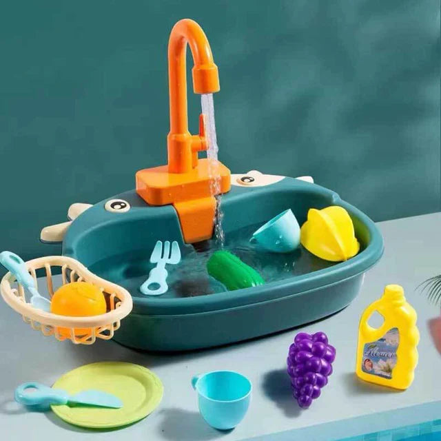 DishKids | Elektrischer Kindergeschirrspüler - Das lustigste und interaktivste Küchenspielzeug!
