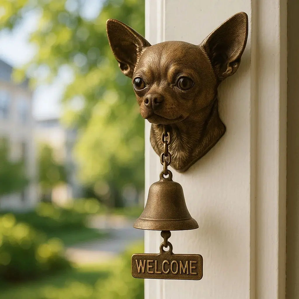 GuardianBell™ | Willkommens-Glocke Schäferhund — Symbol für Schutz & Gastfreundschaft