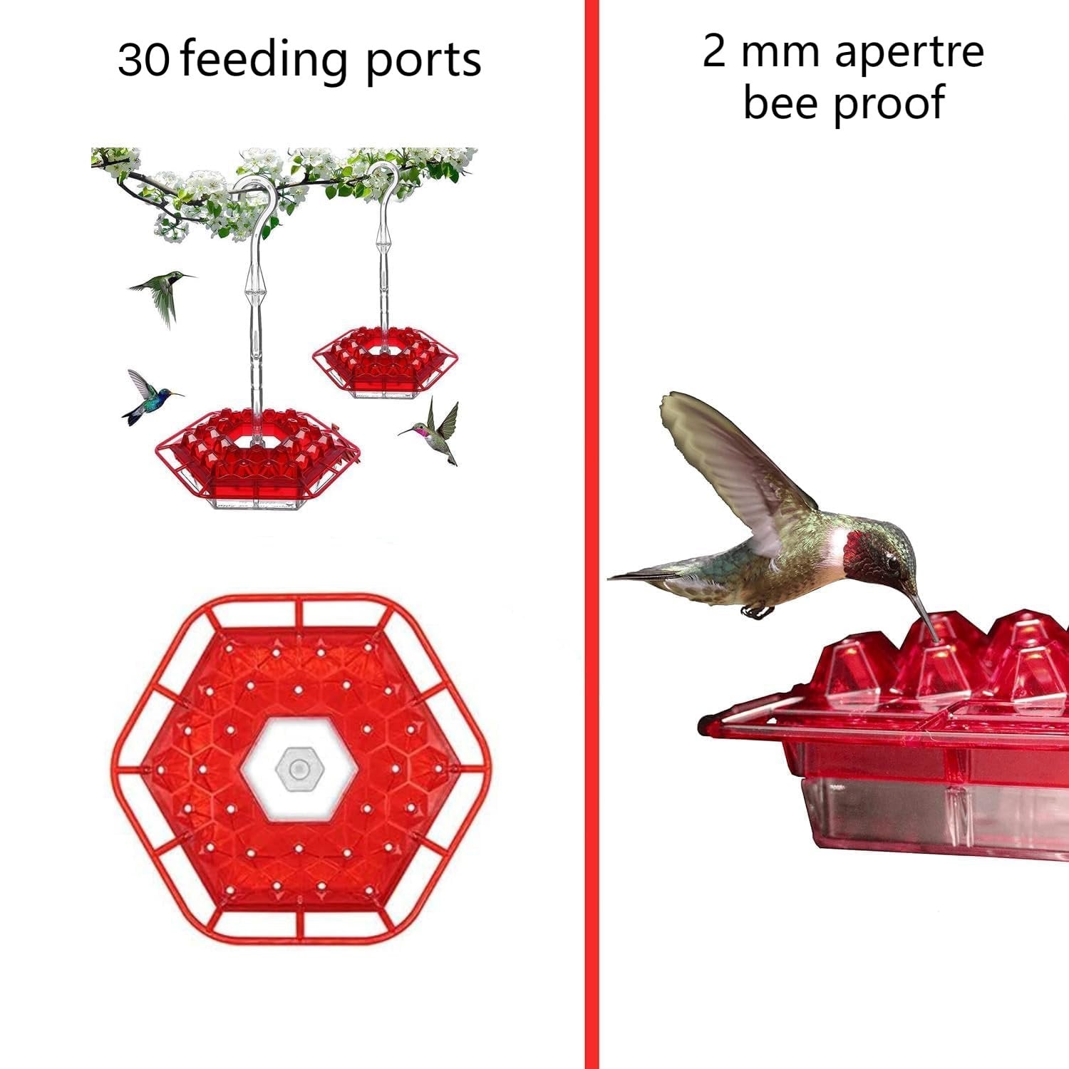SkySip | Charmante hängende Kolibri-Futterstelle für draußen