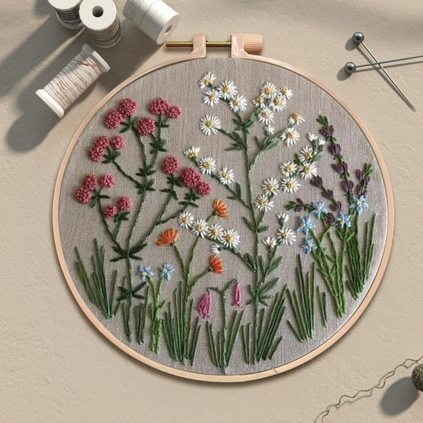 1+1 Free | Florify™ | A set for beginners to embroider flowers!