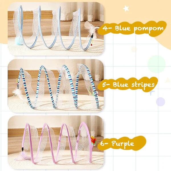 PlayTime™ | Interaktiver Katzentunnel zum spielerischen Jagen und Trainieren