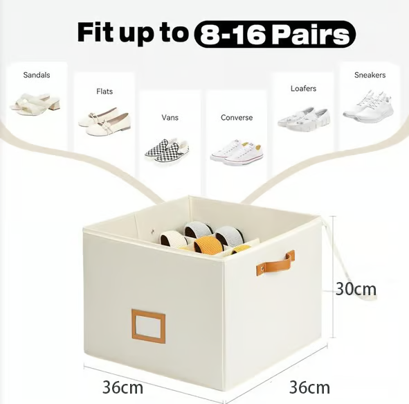 Schuhregal | Stapelbares Ordnungssystem | Platzsparend & Stabil