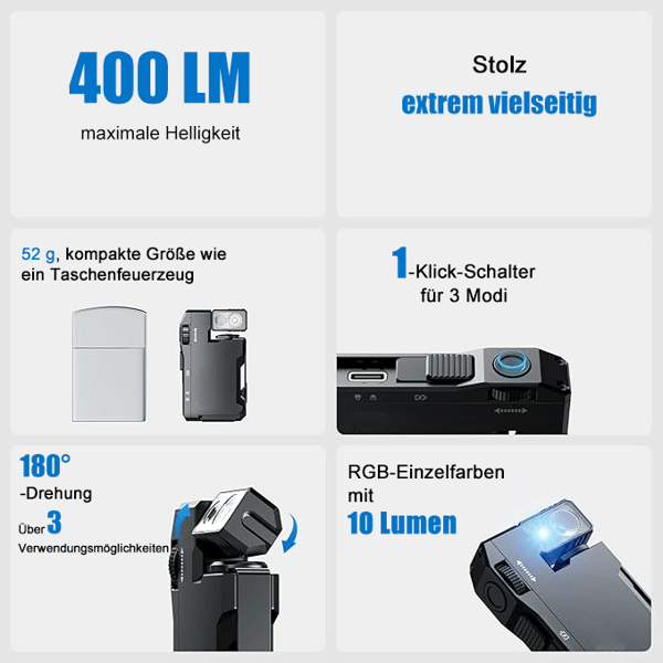 Lumenix™ | G5 Rechargeable EDC Flashlight