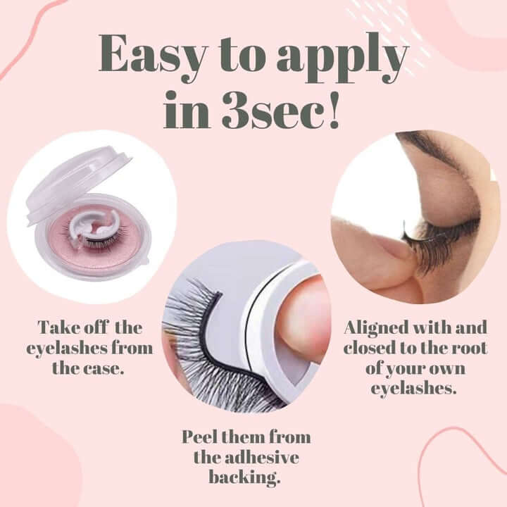 1+2 Gratis | SweetGlace | Selbstklebende Wimpern für vielbeschäftigte Frauen