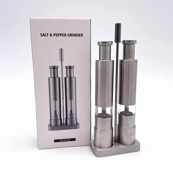 1+1 Gratis| Grindio™ | Salz- und Pfeffermühle aus Edelstahl