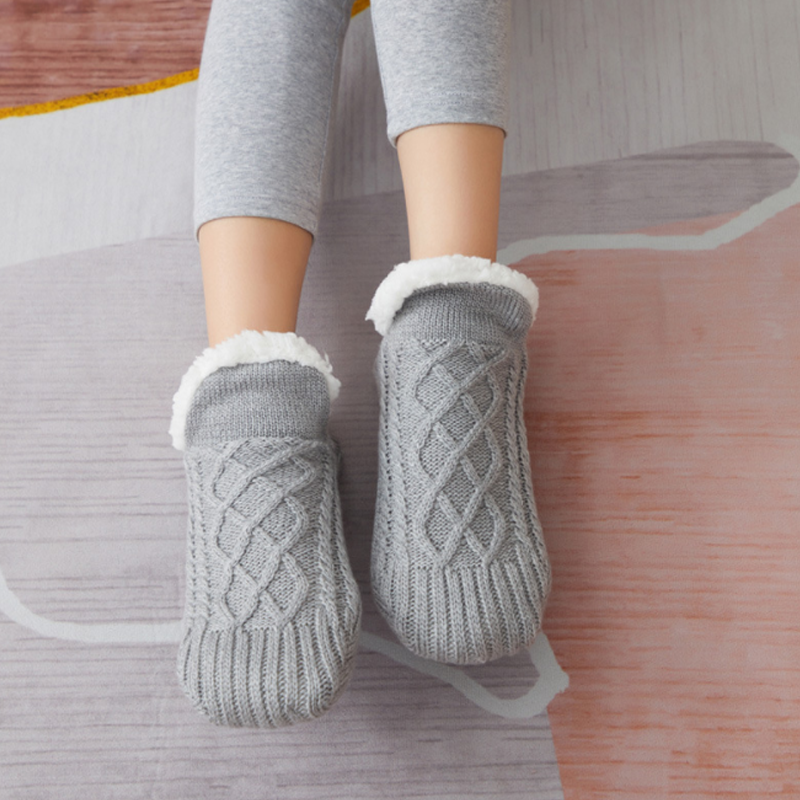 50% Rabatt | CozyFeet™ | Luxuriöse, wärmende Pantoffelsocken, die deine Füße umarmen