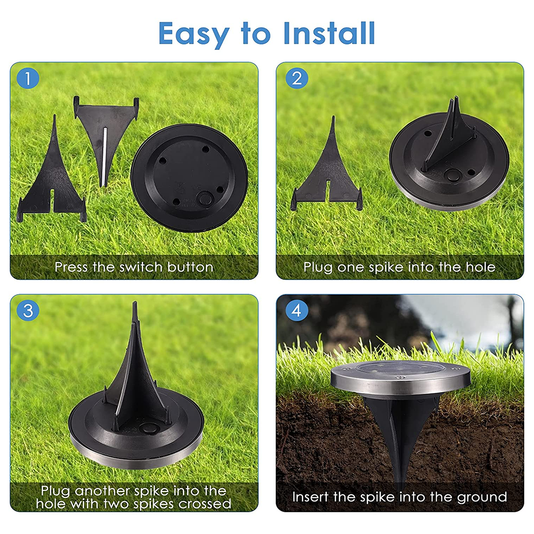 2+2 Gratis | SolarSpot™ | Dekorative Solarlampe für Gehwege im Freien