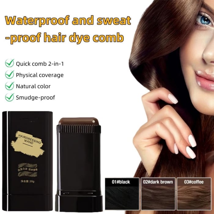 GlowFix™ | Nie Wieder Graue Haare Verraten — Verwandelt deinen Look in Sekunden für unschlagbare Jugendkraft (2 Stück)