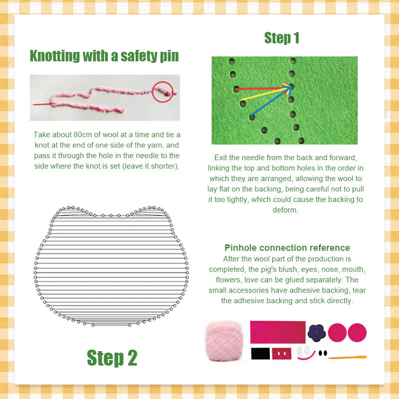 KreativKit™ | DIY Embroidery Doll Kit for Kids — Entfessele spielerische Kreativität und Stolz in kleinen Händen!