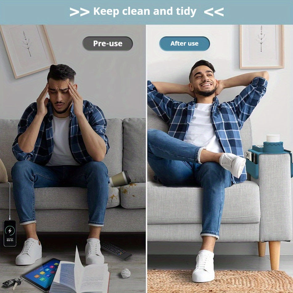CouchBuddy | die sichere Ablage für Getränke auf der Couch