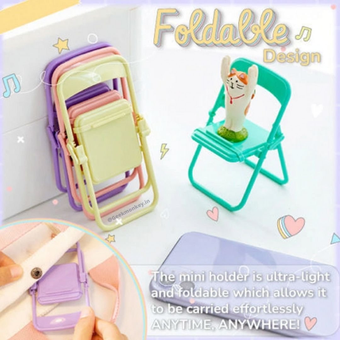 1+2 GRATIS | MiniSeat™ | Faltbarer Handyhalter im Stuhl-Design