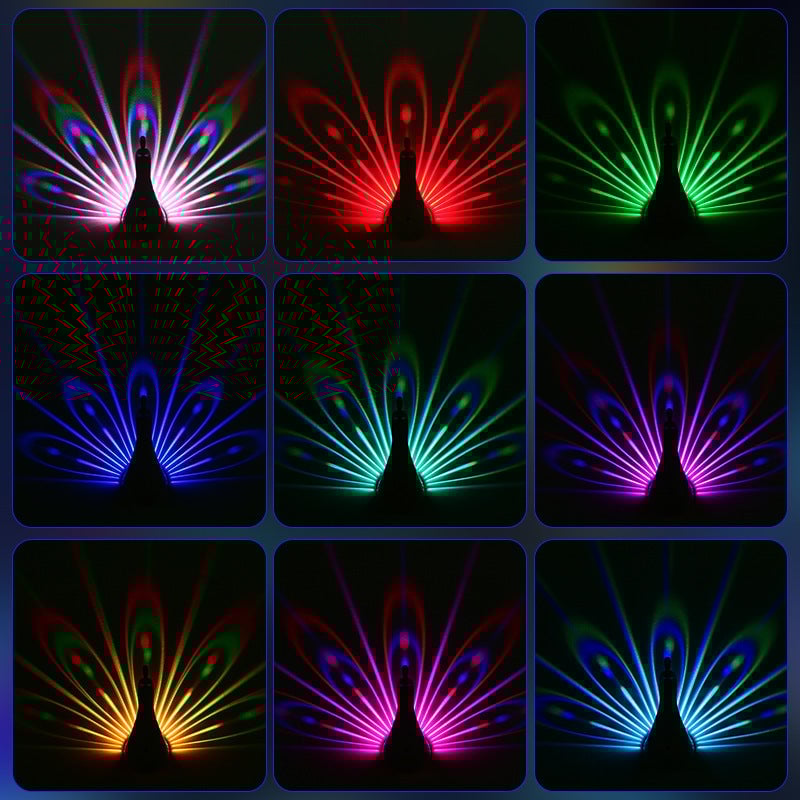 GlowFeather™ | Pfauen LED Projektionslicht