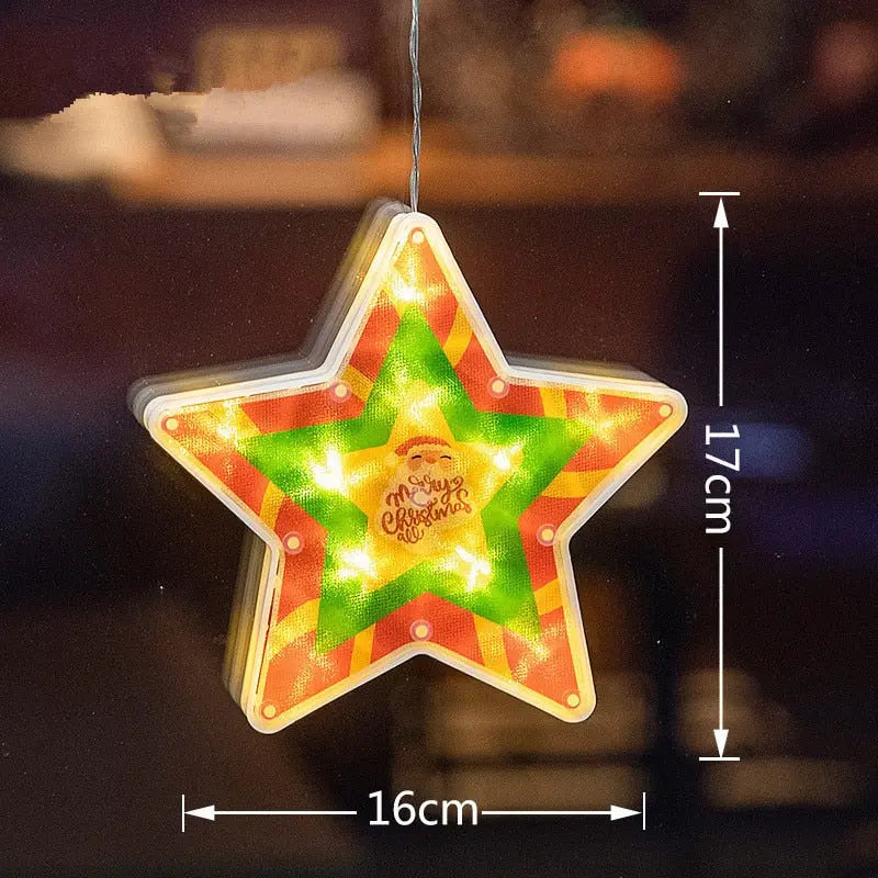 MagicGlow™ | Lichtzauber Fenster-Deko — Zaubere im Handumdrehen magische Weihnachtsmomente ins Herz Deines Zuhauses!