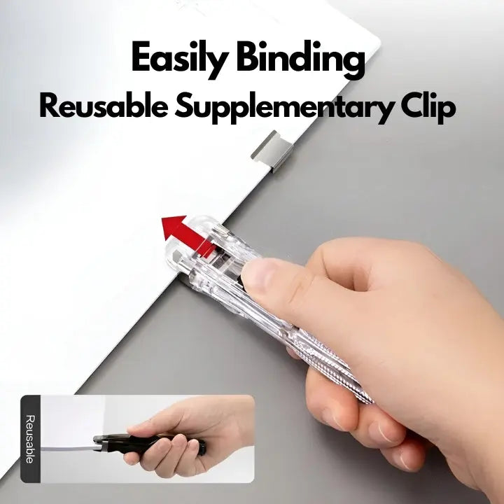 1+1 Gratis | PushClamp™ | Die Heftklammern gehen nie aus!