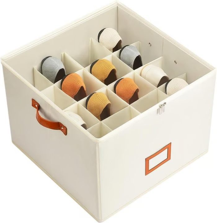 Schuhregal | Stapelbares Ordnungssystem | Platzsparend & Stabil