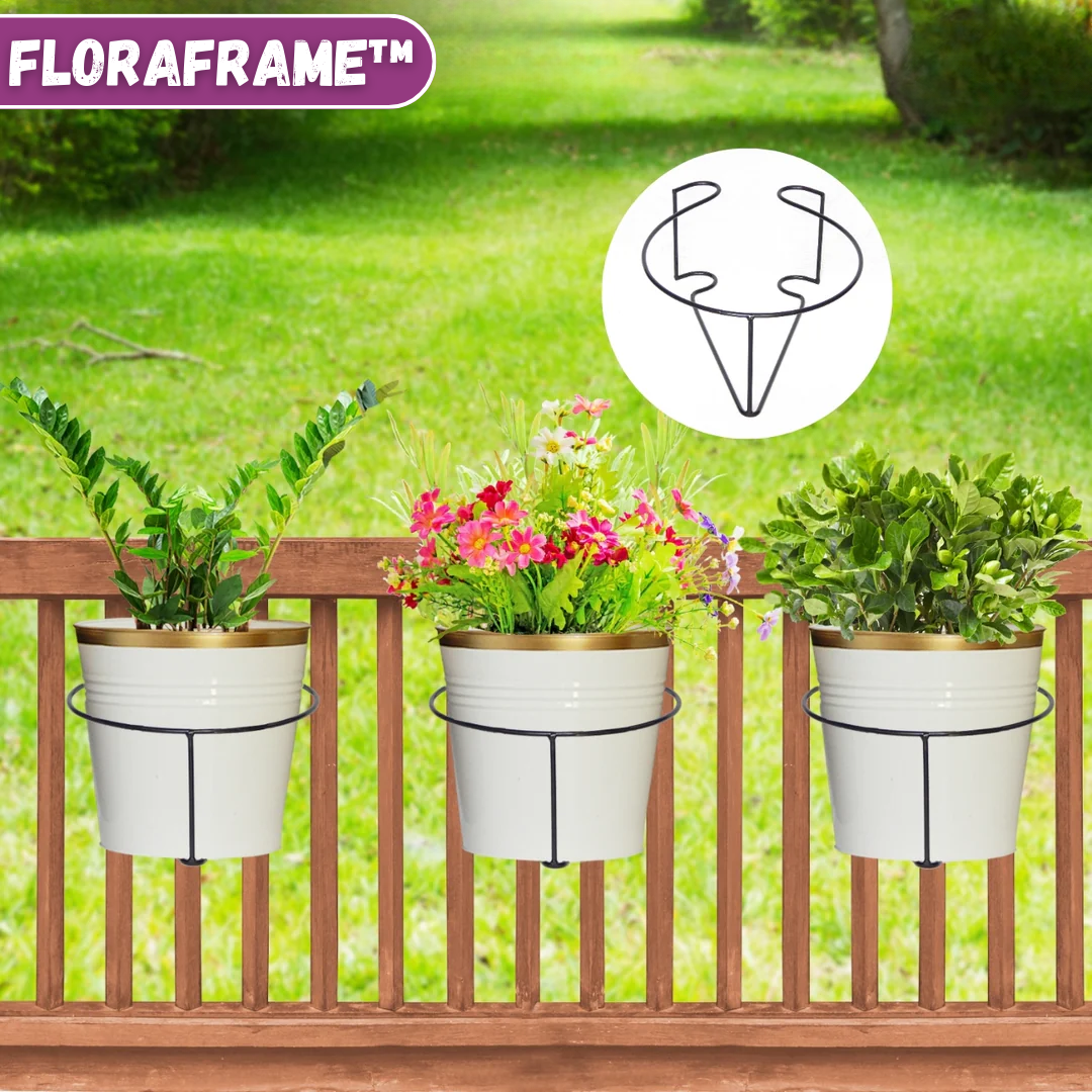 1+1 Gratis | FloraFrame™ | Hängende Blume Metall Topf Stand