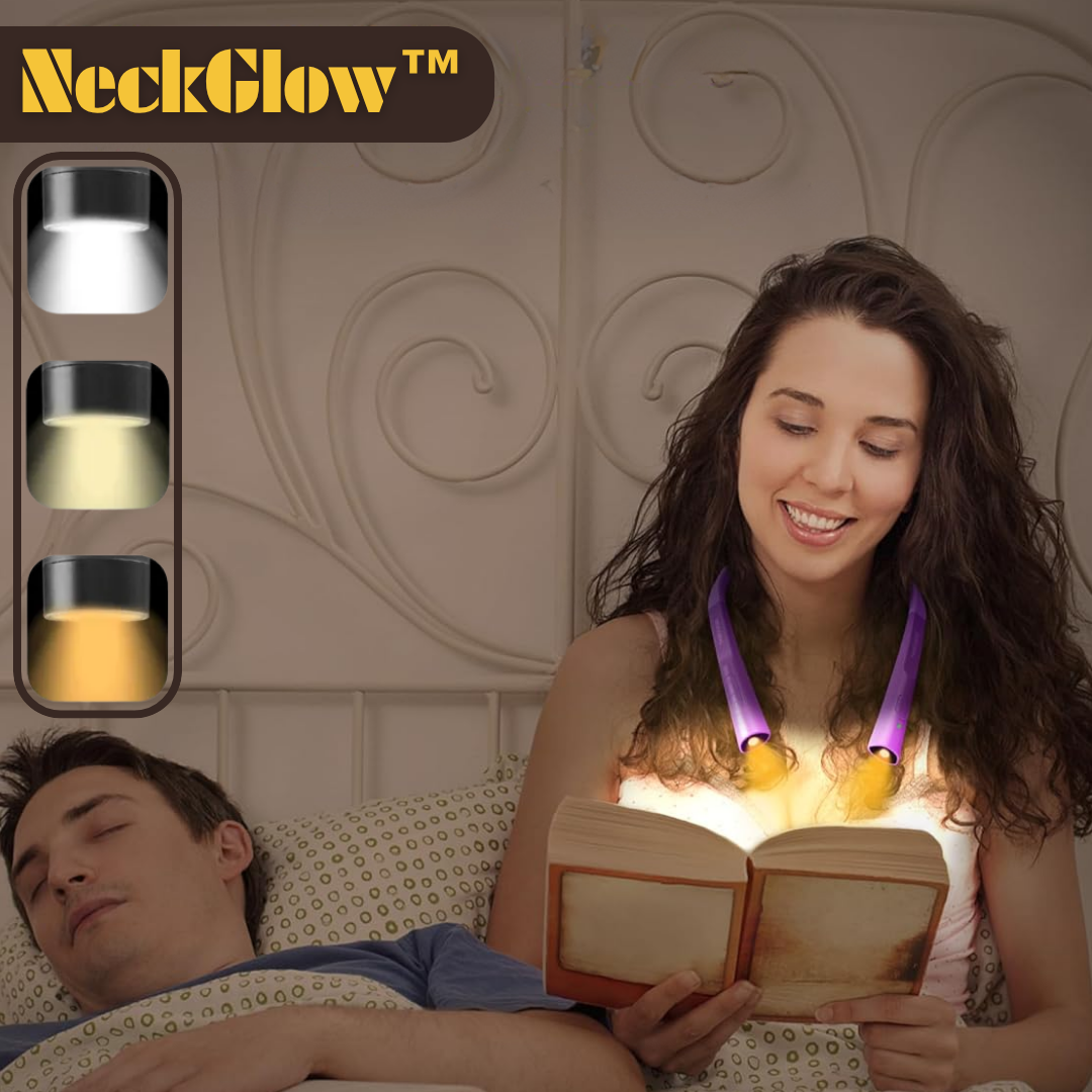 NeckGlow™ | Flexibles Leselicht für den Nacken