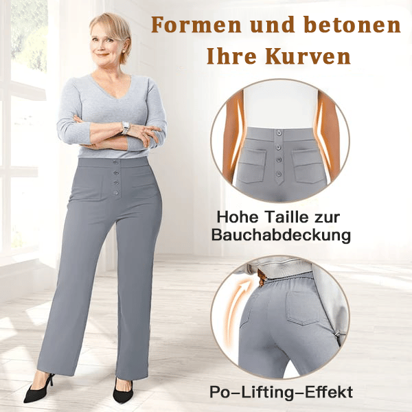 KomfortPlus™ | Lässige Stretch-Hose mit hoher Taille für Frauen