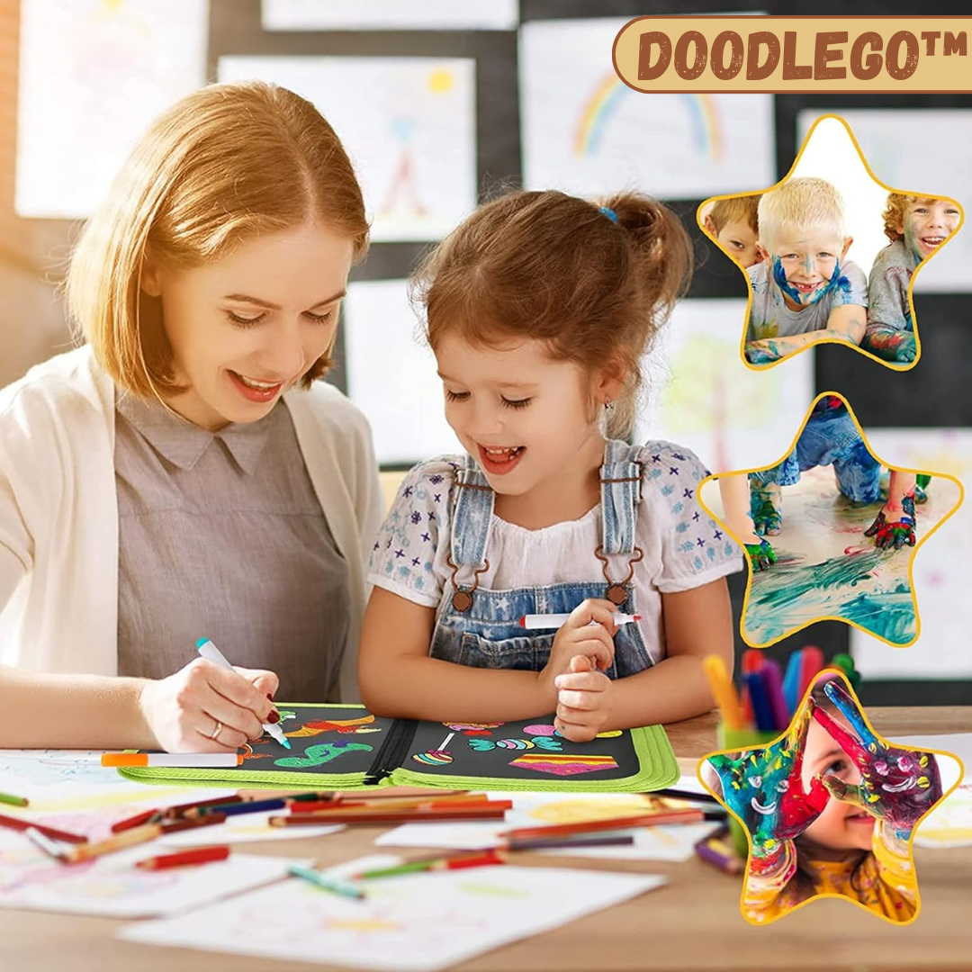 DoodleGo™ | Wiederverwendbares Kinder-Zeichenbuch