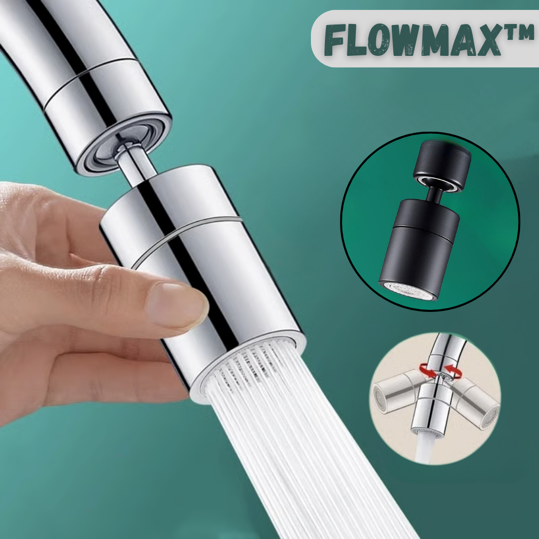 FlowMax™ | 360° schwenkbarer Wassersparhahn