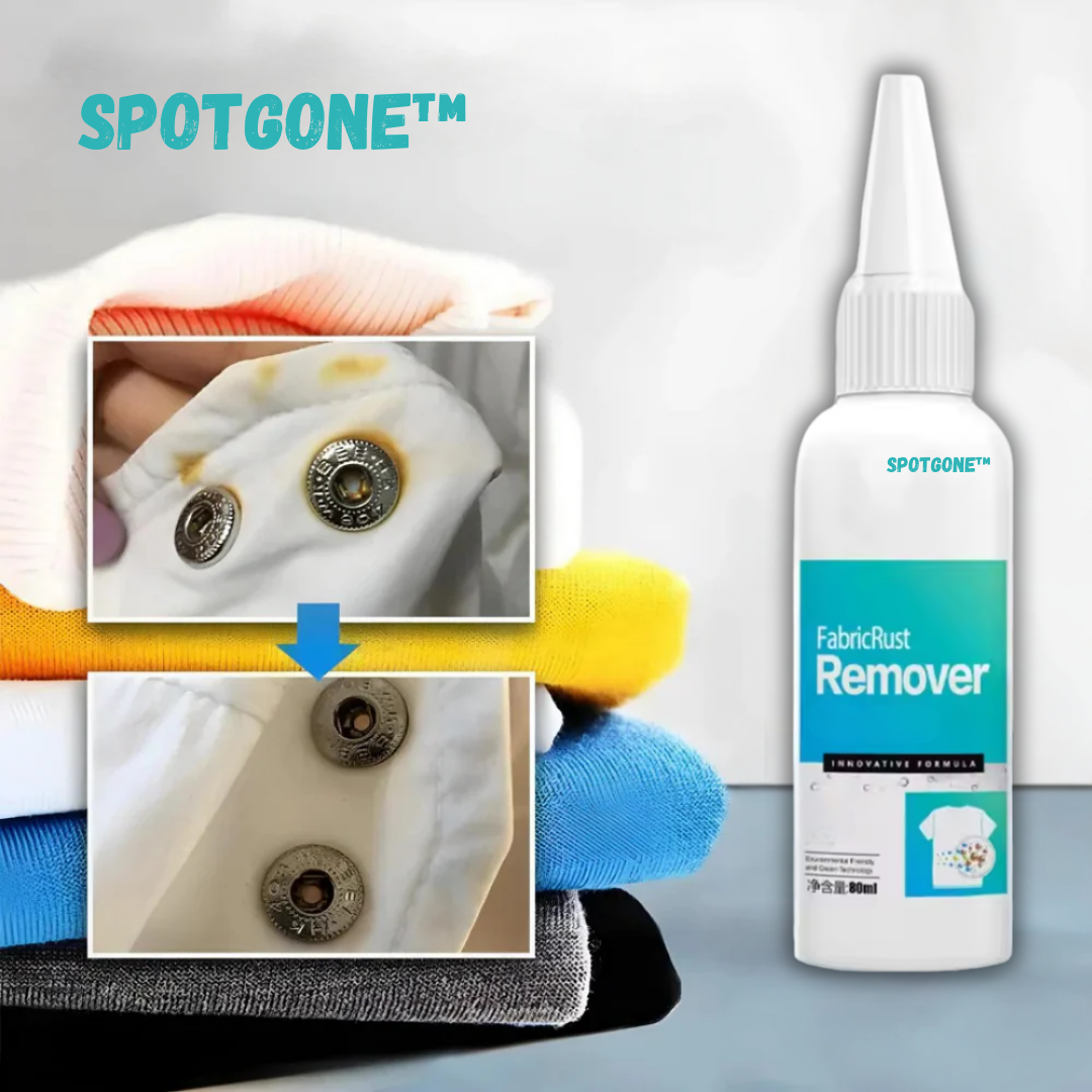 1 + 1 Gratis | SpotGone™ | Effektiver Fleckenentferner für makellose Kleidung und Textilien