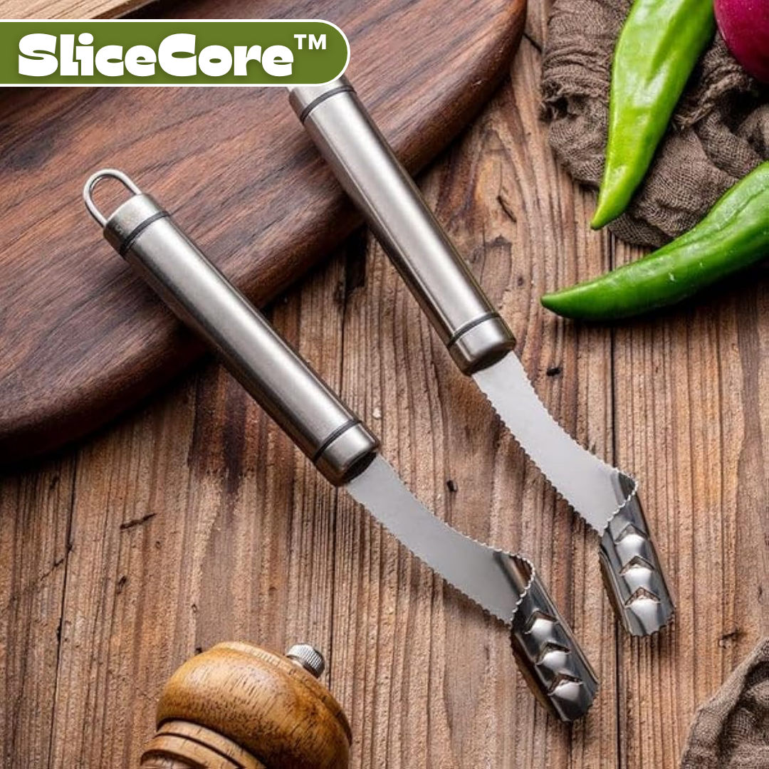 1+1 GRATIS | SliceCore™ | Paprika-Kerner & Samenentferner