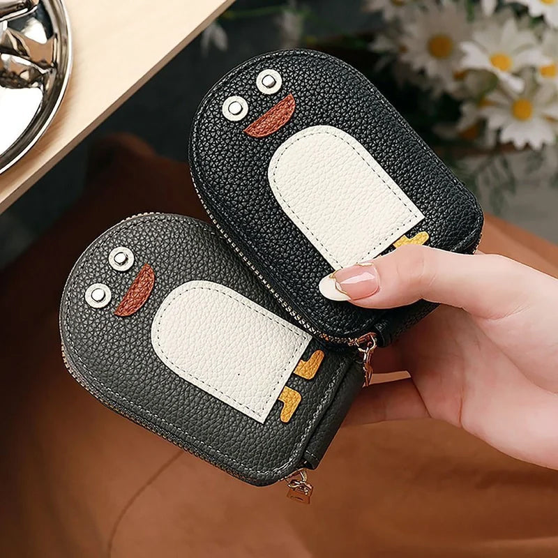 1+1 GRATIS | PinguWallet™ | Niedliche Pinguine PU-Kreditkarteninhaber Brieftasche