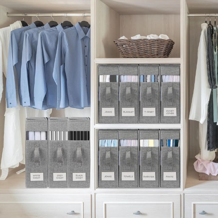 SchrankPro | Faltbare Kleiderschrank-Aufbewahrungsboxen