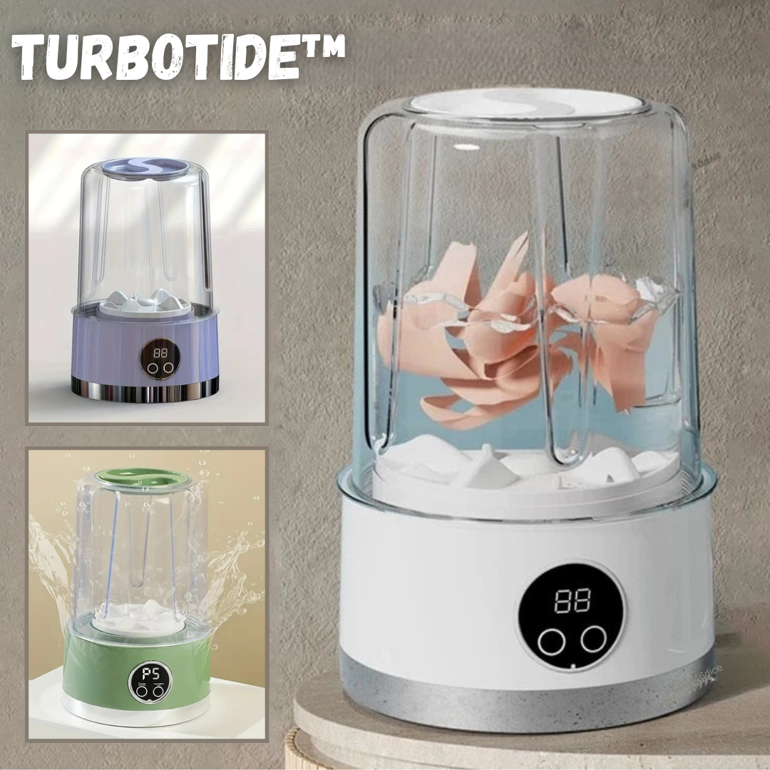 TurboTide™ | Tragbare Mini-Waschmaschine