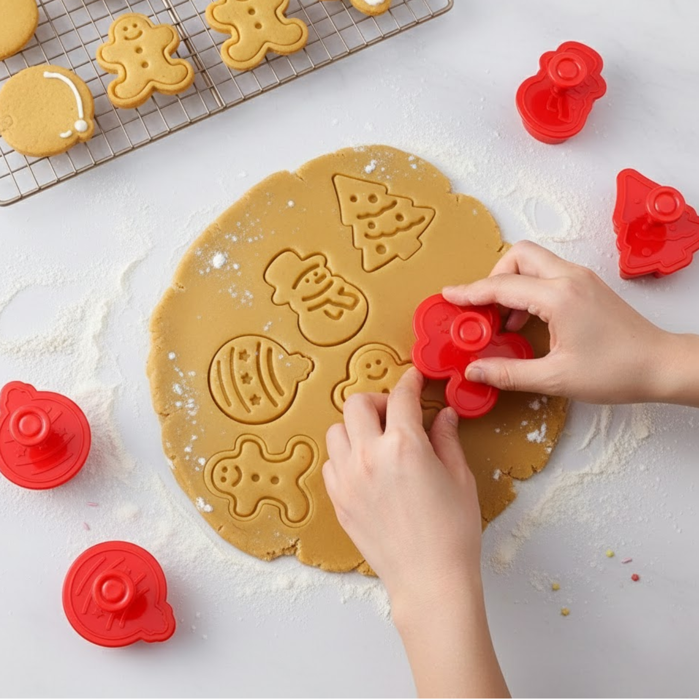 BakeMerry™ | Zaubern Sie in Sekundenschnelle perfekte 3D-Weihnachtsplätzchen