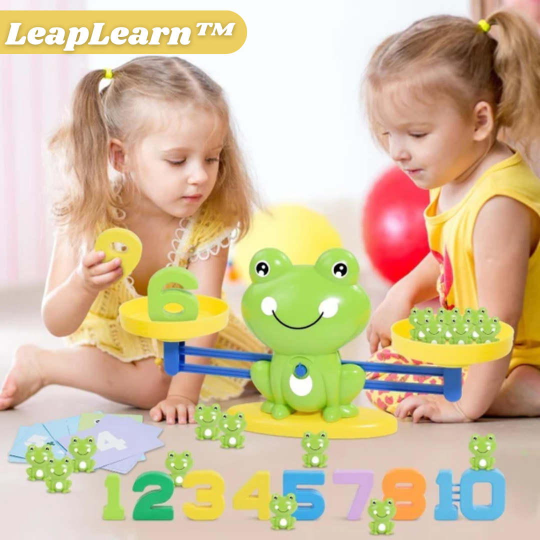 LeapLearn™ | Frosch Balance Zählspiel