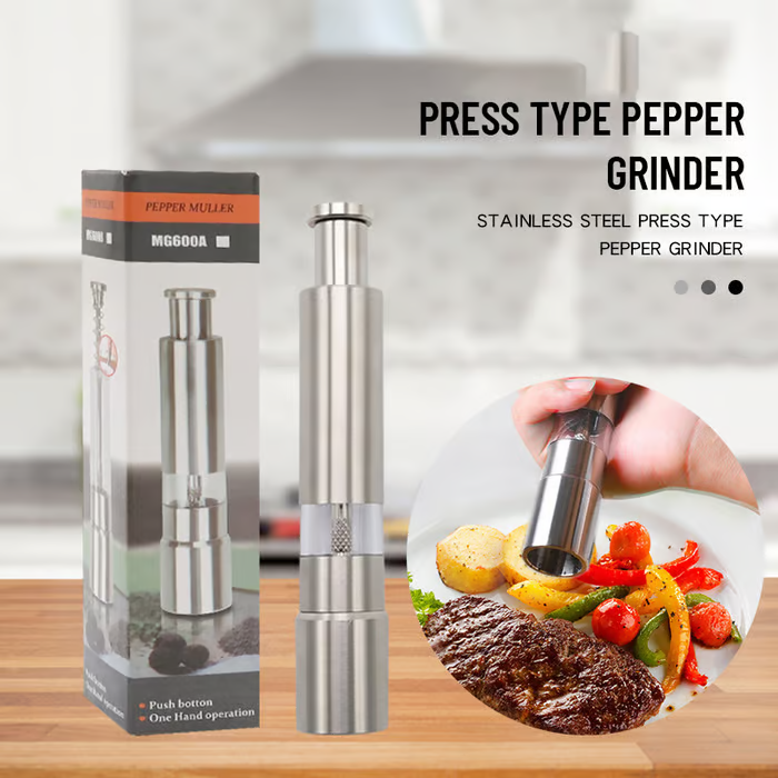 1+1 Gratis| Grindio™ | Salz- und Pfeffermühle aus Edelstahl