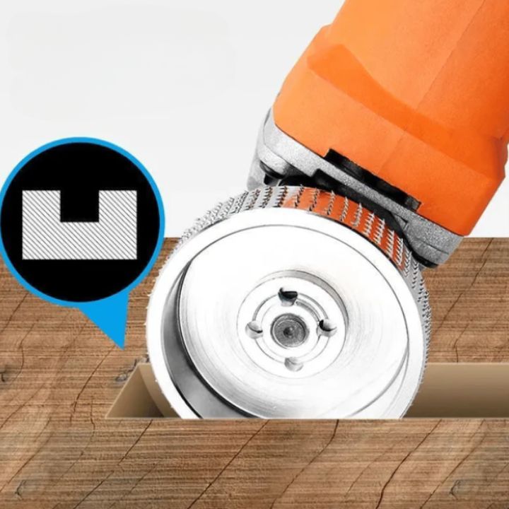 1+1 Gratis | WoodPerfect | Holz-Winkelschleifscheibe – Schnell & präzise schnitzen