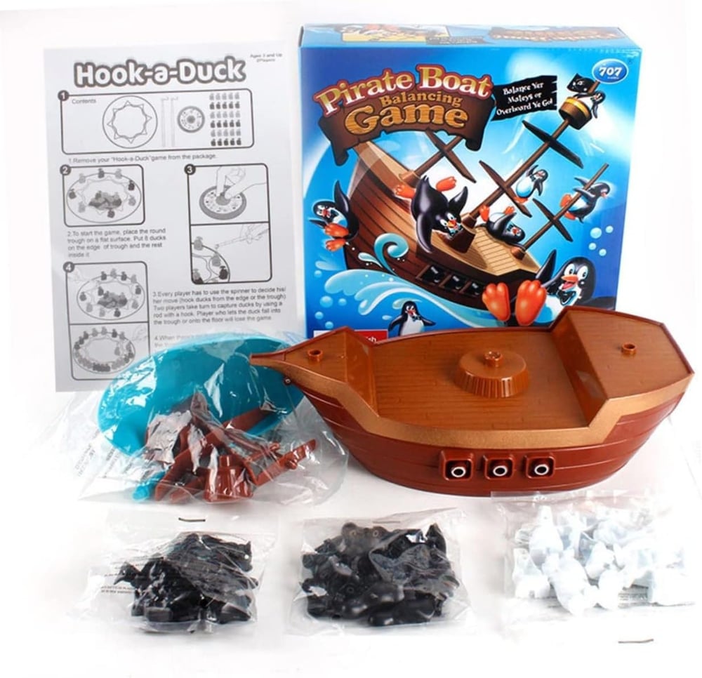 PiratePenguins™ | Piraten-Balance-Spiel – Spaß für 2–4 Spieler