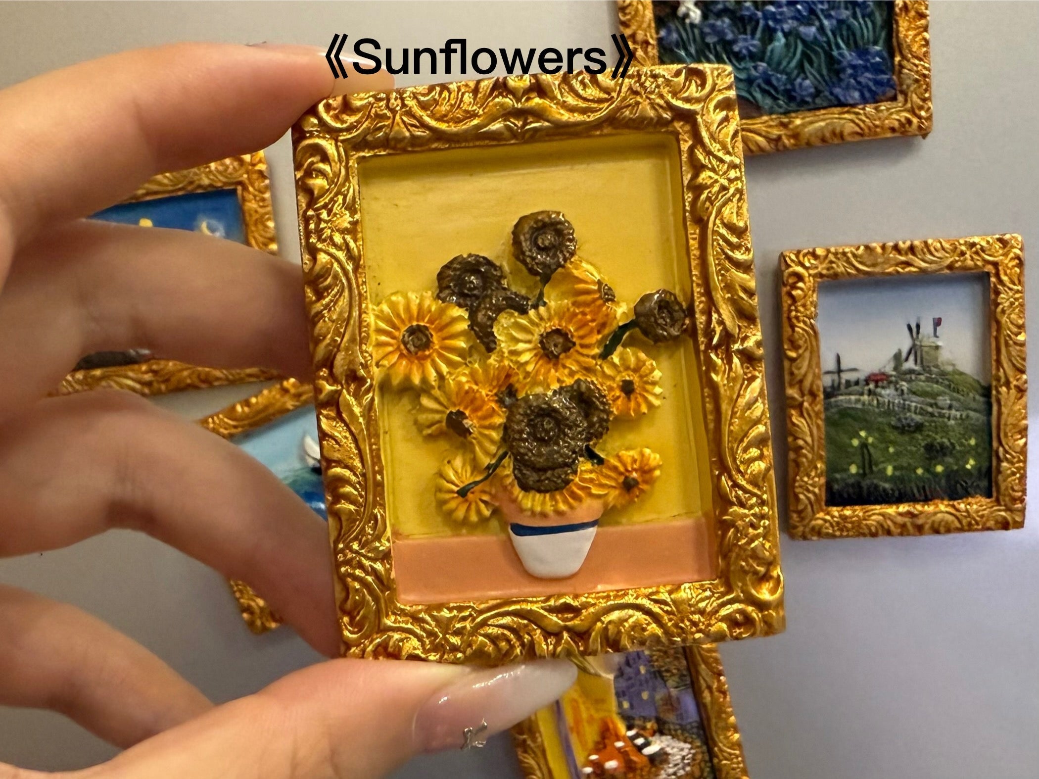 1+1 GRATIS | ArtMag Gold™ | 3D Van-Gogh-Kunstmagnete