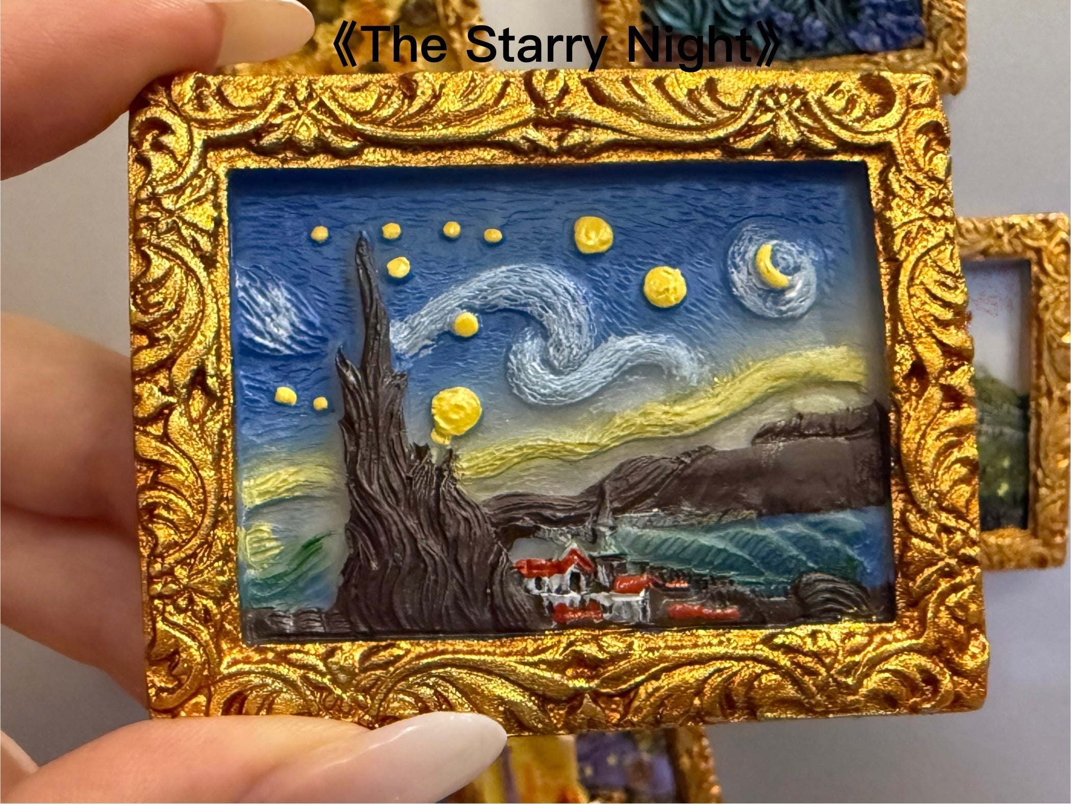 1+1 GRATIS | ArtMag Gold™ | 3D Van-Gogh-Kunstmagnete