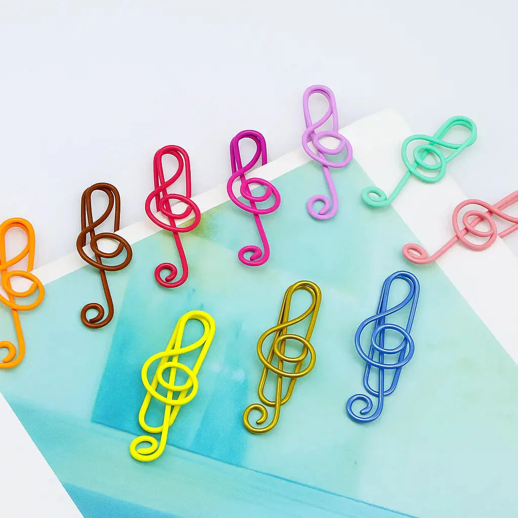 MelodyClips™ | Musiknoten-Büroklammern – für Schule, Büro & kreative Geschenke