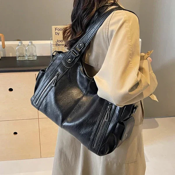 LuxeCarry™ | Leder-Tragetasche