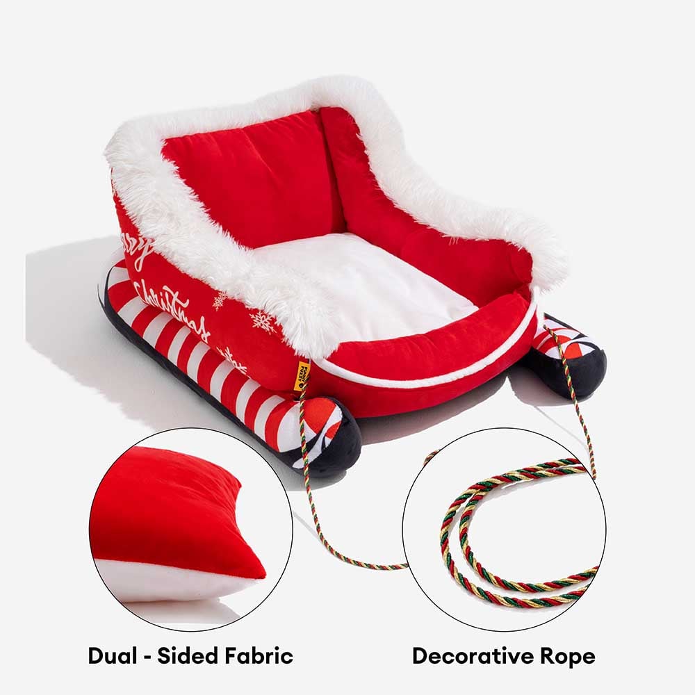 PawSleigh™ |  Das saisonale Hundebett für gemütliche Winterträume