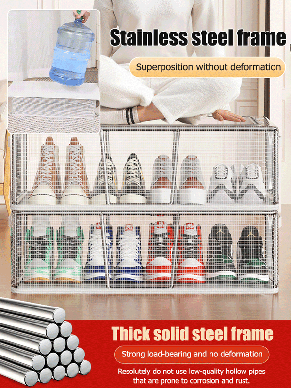 StackaShoe™ | Der faltbare Ordnungshelfer für Schuhe & Kleidung!