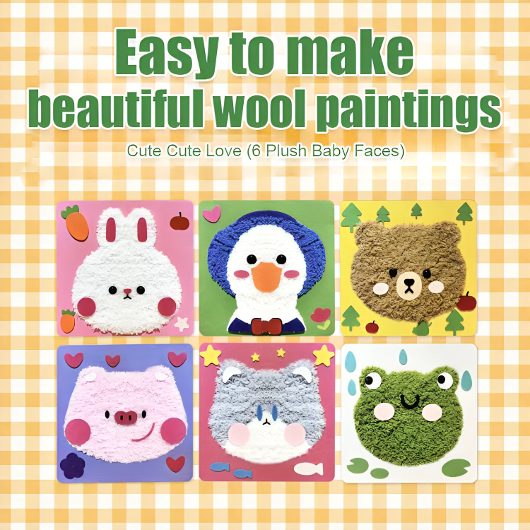 KreativKit™ | DIY Embroidery Doll Kit for Kids — Entfessele spielerische Kreativität und Stolz in kleinen Händen!