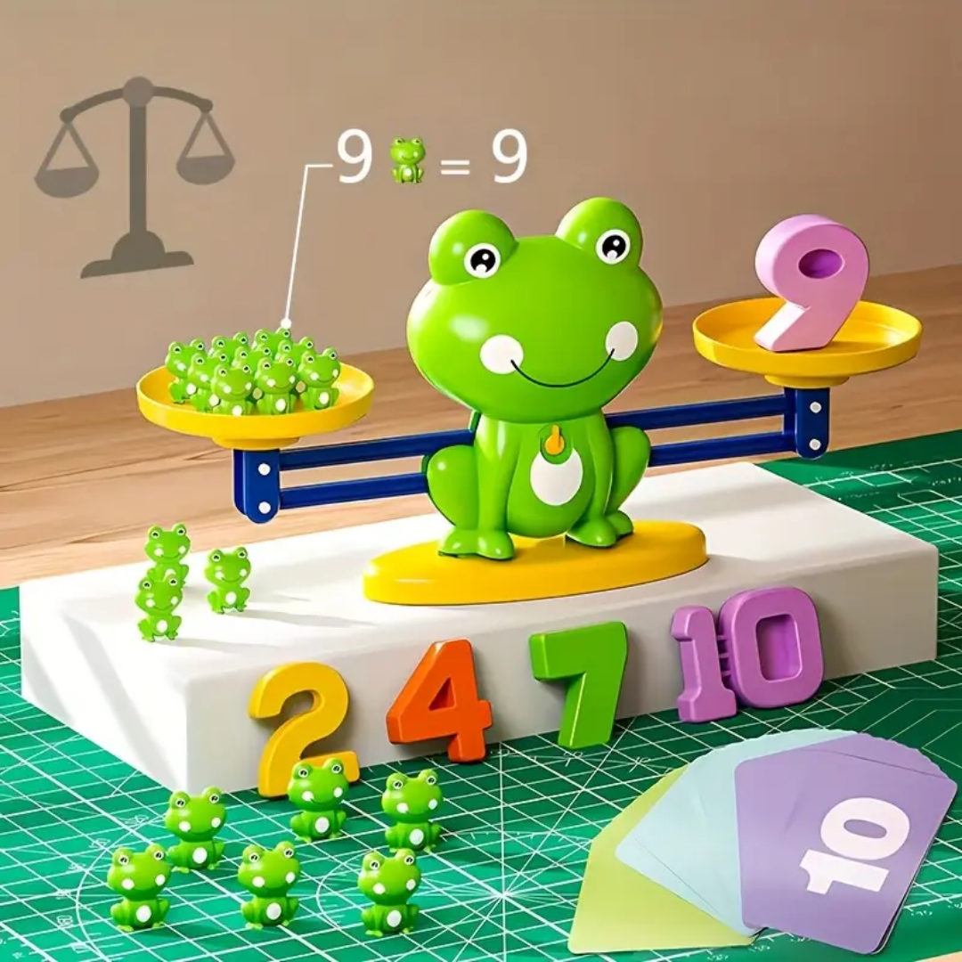 LeapLearn™ | Frosch Balance Zählspiel