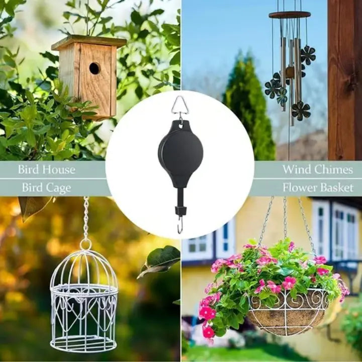 1+1 Gratis | PlantRetract™ | Höhenverstellbares Pflanzen-Aufhängeset