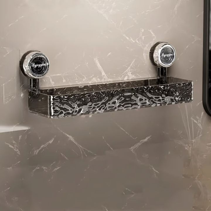TransBadeZimmer™  | Transparentes Badezimmer-Wandregal – Platzsparend & Ohne Bohren