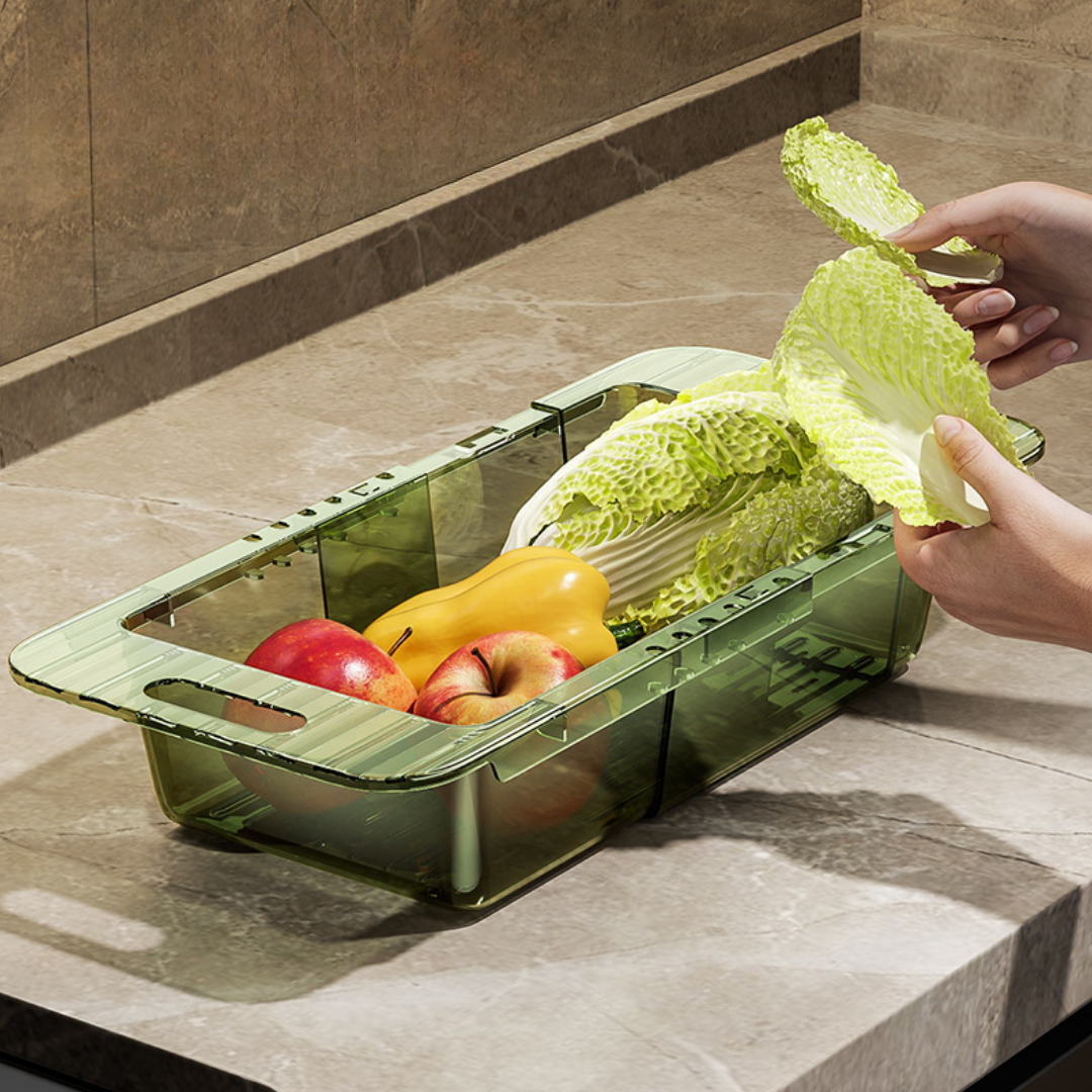 FlexiWash™ | Versenkbarer Spülbecken-Korb