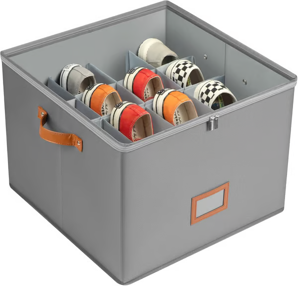 Schuhregal | Stapelbares Ordnungssystem | Platzsparend & Stabil