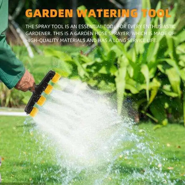 50% Rabatt | AquaQuad™ | Premium 4-Kopf-Gartenregner