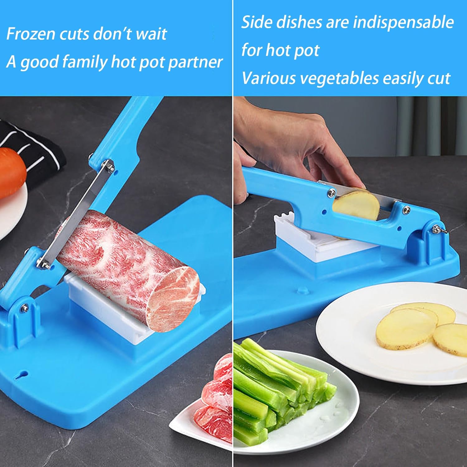 50%  RABATT | ChefSlice™ | Edelstahl-Küchenslicer – Präzises Schneiden für Fleisch, Gemüse & Obst