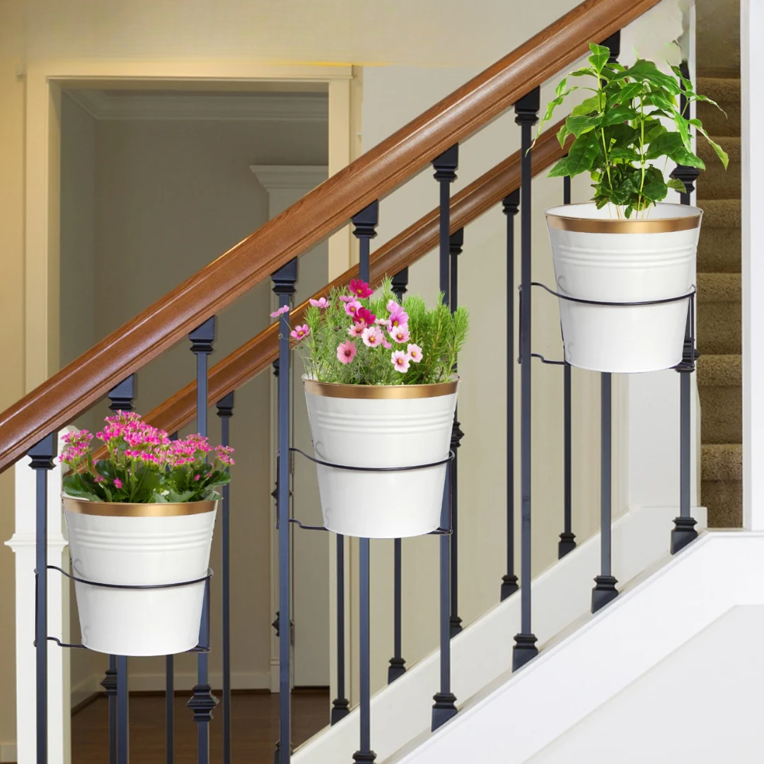 1+1 Gratis | FloraFrame™ | Hängende Blume Metall Topf Stand