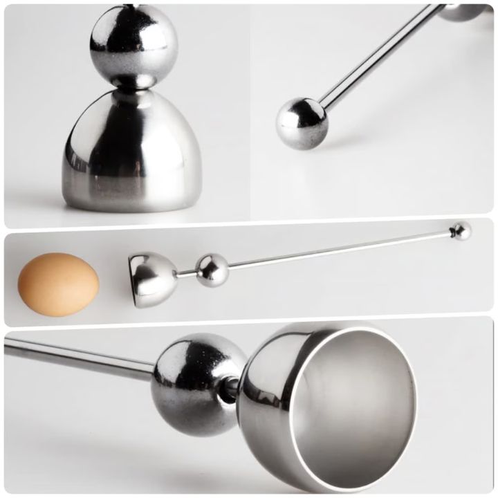 1+1 Gratis | Eggello™ | Edelstahl-Eieröffner – Präzises Öffnen mit Klopfeffekt